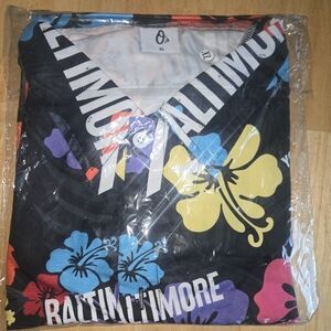 NWT official 2024 Baltimore Orioles City Connect Hawaiian shirt. XL